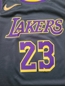 NWT Nike Los Angeles Lakers Lebron James Earned Edition Swingman Jersey 40/Small