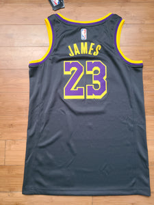 NWT Nike Los Angeles Lakers Lebron James Earned Edition Swingman Jersey 40/Small