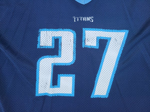 Vintage Mens Champion Tennessee Titans Eddie George Jersey Size 48-Blue