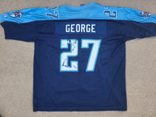 Load image into Gallery viewer, Vintage Mens Champion Tennessee Titans Eddie George Jersey Size 48-Blue