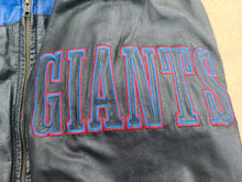 Load image into Gallery viewer, Vintage Mens Logo Athletic New York Giants Sharktooth Leather Jacket Size Medium