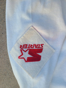 Rare Vintage Mens Starter Georgia Bulldogs Script Button Up Jersey Size Medium-White