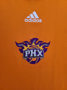 Vintage Adidas Phoenix Suns Game Issued Warm Up Shirt Size 2XL-Orange