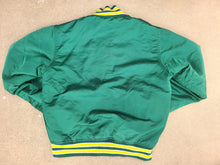 Load image into Gallery viewer, Vintage Mens Starter Oakland Athletics Satin Jacket Size Small-Green