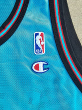 Load image into Gallery viewer, Vintage Mens Champion Vancouver Grizzlies Bryant Reeves Jersey Size 48-Teal