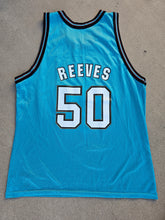 Load image into Gallery viewer, Vintage Mens Champion Vancouver Grizzlies Bryant Reeves Jersey Size 48-Teal