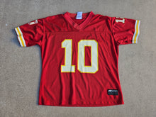 Load image into Gallery viewer, Vintage Youth Kansas City Chiefs Trent Green Jersey Size Medium-Red