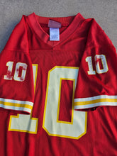 Load image into Gallery viewer, Vintage Youth Kansas City Chiefs Trent Green Jersey Size Medium-Red