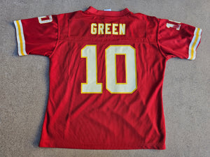 Vintage Youth Kansas City Chiefs Trent Green Jersey Size Medium-Red