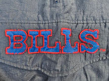 Load image into Gallery viewer, Vintage Mens Starter Buffalo Bills 3/4 Pullover Hooded Jacket Size Large-Black