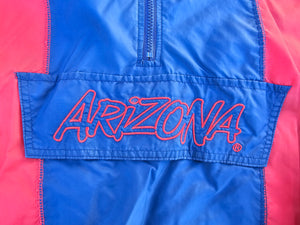 Vintage Mens Starter University of Arizona Wildcats Hooded Pullover Windbreaker Jacket Size Large