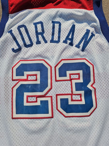 Vintage Nike Washington Bullets Michael Jordan Swingman Jersey Size XXL-White