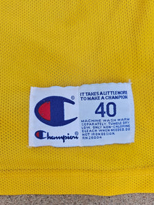 Vintage Mens Champion Los Angeles Lakers Kobe Bryant #8 Jersey Size 40-Gold