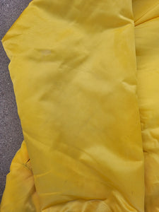 Rare Vintage Mens Chalk Line Los Angeles Lakers Spellout Satin Button Up Jacket Size Medium-Gold