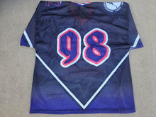 Load image into Gallery viewer, Vintage Mens Pop Tops AHL Lowell Lock Monsters Inaugural Season Jersey Size Large
