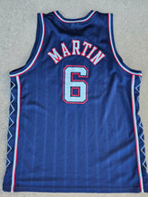 Load image into Gallery viewer, Vintage Mens Reebok New Jersey Nets Kenyon Martin Authentic Jersey Size 52-Navy Blue