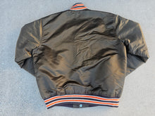 Load image into Gallery viewer, Vintage Mens Starter Cleveland Browns Satin Button Up Jacket Size Large-Brown