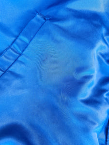 Vintage Mens Starter Seattle Seahawks Satin Button Up Jacket Size Large-Blue