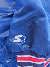 Load image into Gallery viewer, Vintage Mens Starter Arizona Wildcats Satin Button Up Jacket Size Large-Navy Blue