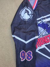 Load image into Gallery viewer, Vintage Mens Pop Tops AHL Lowell Lock Monsters Inaugural Season Jersey Size Large