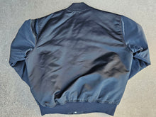 Load image into Gallery viewer, Vintage Mens Starter Las Vegas/Oakland/Los Angeles Raiders Satin Button Up Jacket Size Large-Black