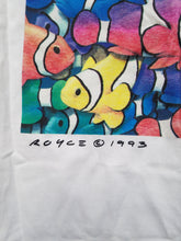 Load image into Gallery viewer, Vintage Mens 1993 Royce B. McClure Clownfish Tshirt Size Medium-White