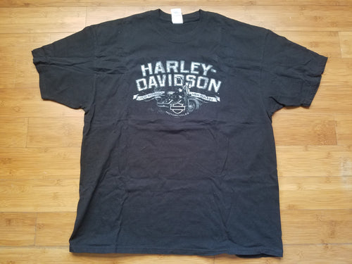 Mens 2010 Harley Davidson Bartels' West Los Angeles Tshirt Size 2XL-Black