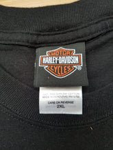 Load image into Gallery viewer, Mens 2010 Harley Davidson Bartels&#39; West Los Angeles Tshirt Size 2XL-Black
