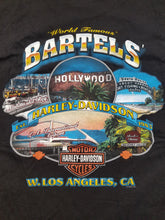 Load image into Gallery viewer, Mens 2010 Harley Davidson Bartels&#39; West Los Angeles Tshirt Size 2XL-Black