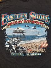 Load image into Gallery viewer, Mens Harley Davidson Eastern Shore Daphne, Alabama Double Sided Tshirt Size XL-Black 