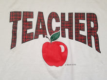 Load image into Gallery viewer, Vintage Mens 1998 &quot;Teacher&quot; Tshirt Size XL-White
