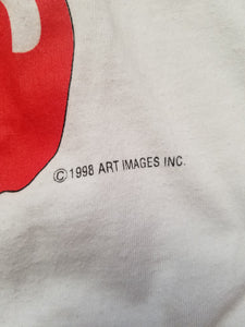 Vintage Mens 1998 "Teacher" Tshirt Size XL-White