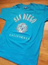 Load image into Gallery viewer, Vintage Mens 1991 San Diego California Tshirt Size XL-Teal