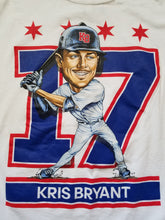 Load image into Gallery viewer, Mens Adidas Kris Bryant Caricature Tshirt Size Large-White