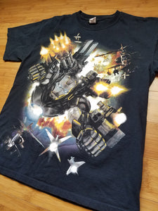 Mens Marvel War Machine Tshirt Size Medium-Black