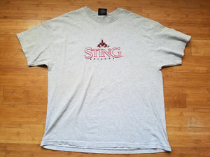 Vintage Mens Antigua NLL Arizona Sting Tshirt Size XXL-Grey