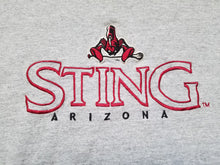 Load image into Gallery viewer, Vintage Mens Antigua NLL Arizona Sting Tshirt Size XXL-Grey