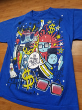 Load image into Gallery viewer, Vintage &quot;Hip Hop is NOT Dead&quot; Tshirt Size Large-Blue