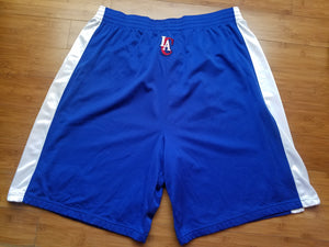 Vintage Mens Reebok Los Angeles Clippers Authentic Pro Cut Shorts Size 46-Blue