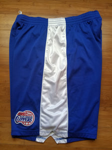 Vintage Mens Reebok Los Angeles Clippers Authentic Pro Cut Shorts Size 46-Blue