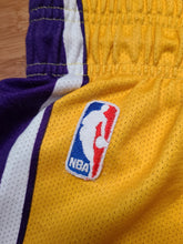 Load image into Gallery viewer, Vintage Mens Champion Los Angeles Lakers Shorts Size XL-Gold