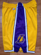 Load image into Gallery viewer, Vintage Mens Champion Los Angeles Lakers Shorts Size XL-Gold