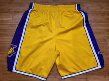 Load image into Gallery viewer, Vintage Mens Champion Los Angeles Lakers Shorts Size XL-Gold