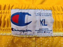 Load image into Gallery viewer, Vintage Mens Champion Los Angeles Lakers Shorts Size XL-Gold