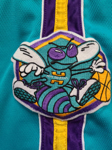 Vintage Mens Reebok New Orleans Hornets Game Issued Shorts Size 42-Teal