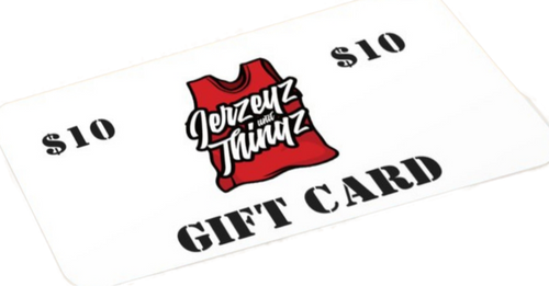 Jerzeyz and Thingz Gift Cardz