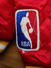 Load image into Gallery viewer, Vintage Mens Starter Houston Rockets Satin Jacket Size Medium-Red