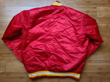 Load image into Gallery viewer, Vintage Mens Starter Houston Rockets Satin Jacket Size Medium-Red