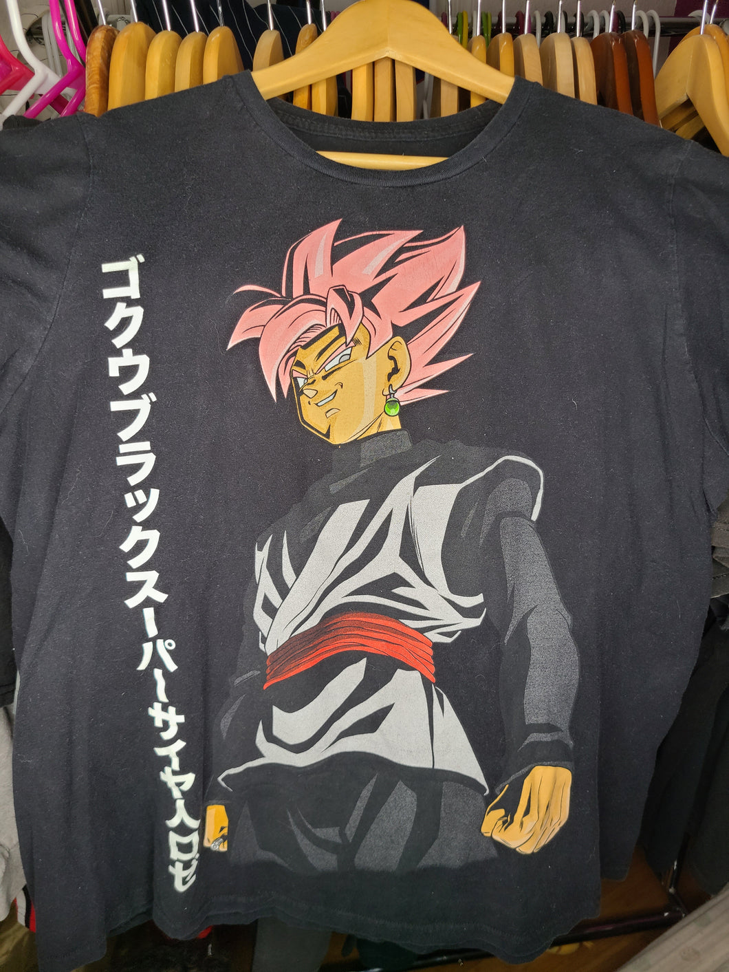 Mens Dragon Ball Super Goku Black Tshirt Size XL-Black