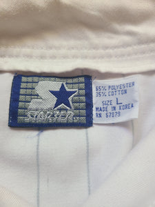 Rare Vintage Mens Starter Orlando Magic Pinstripe Jersey Size Large-White